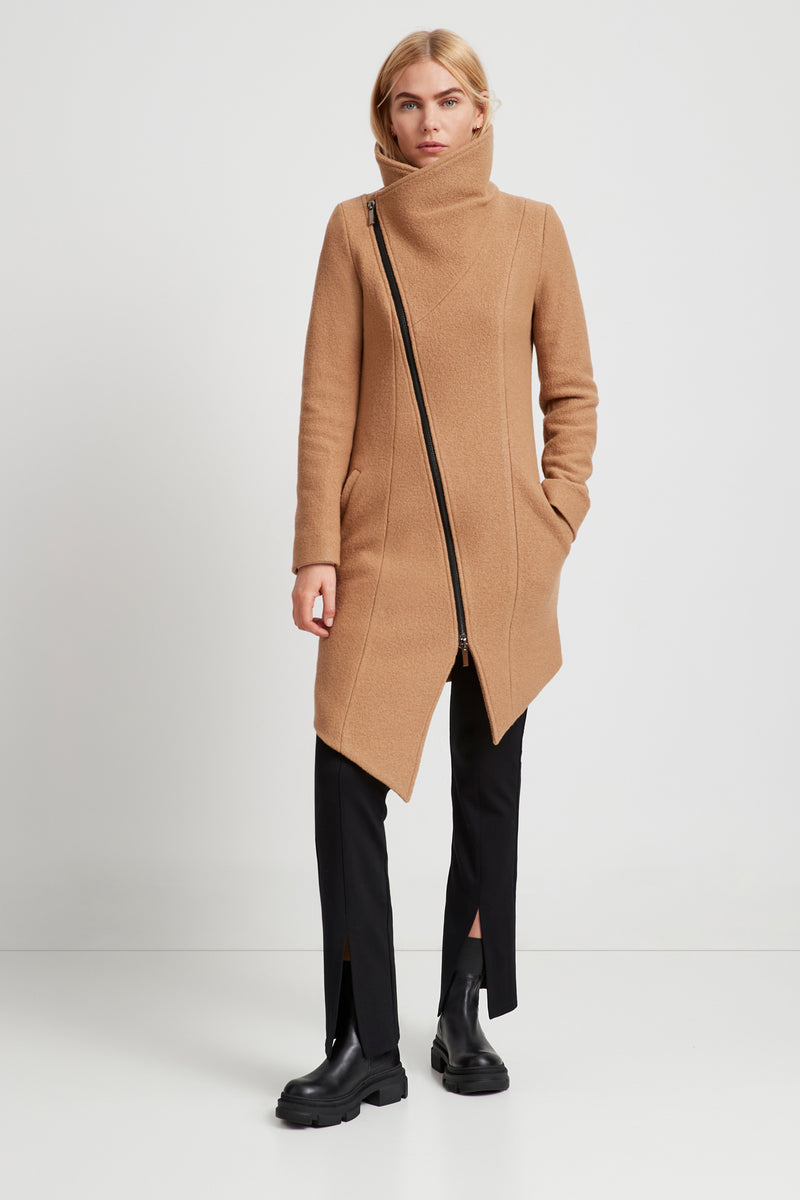 Asymmetrical coat online