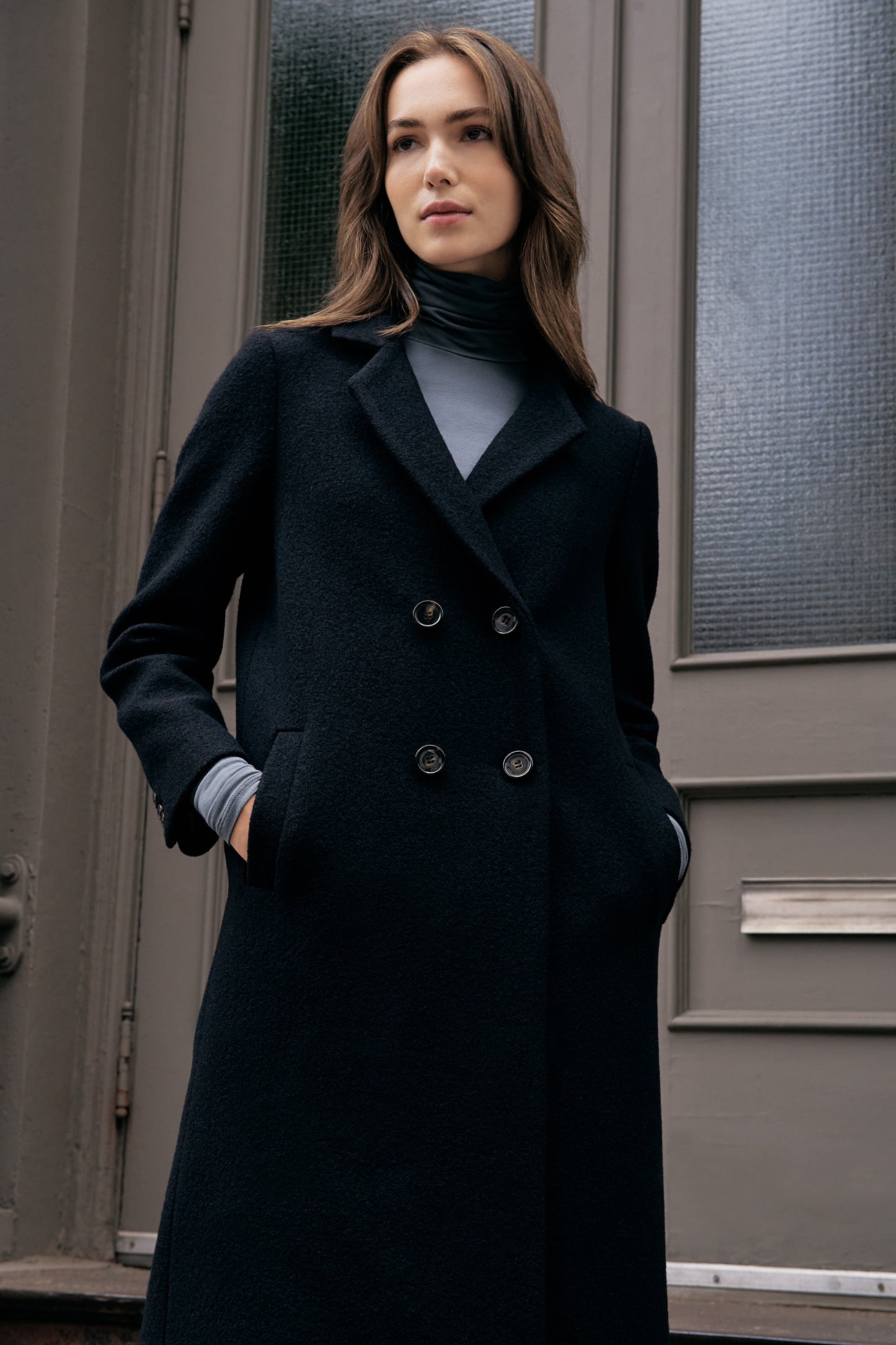 Long Wool Women's Camel Overcoat - Fulton Coat | Marcella