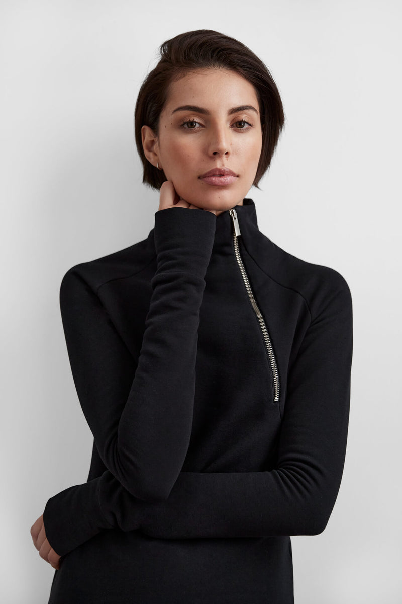 The Sporty Zip Sweatshirt Dress: A Perfect Blend of Style and