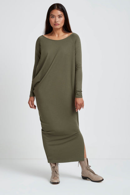 Lightweight Green Roomy Dress - Kensington Dress | Marcella