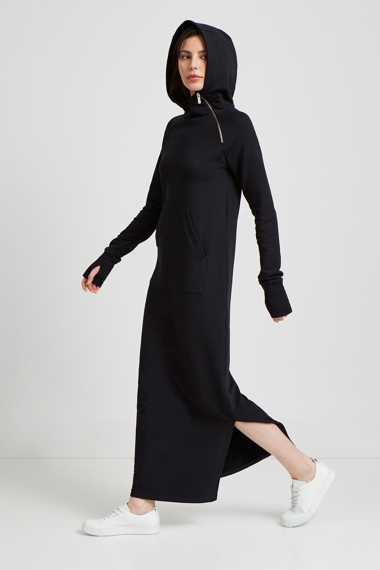 Black Hoodie Dress