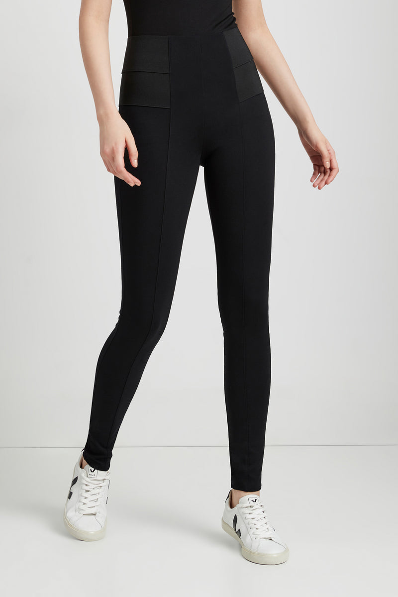 Black Basic Stretchy Leggings - Gwyn Leggings