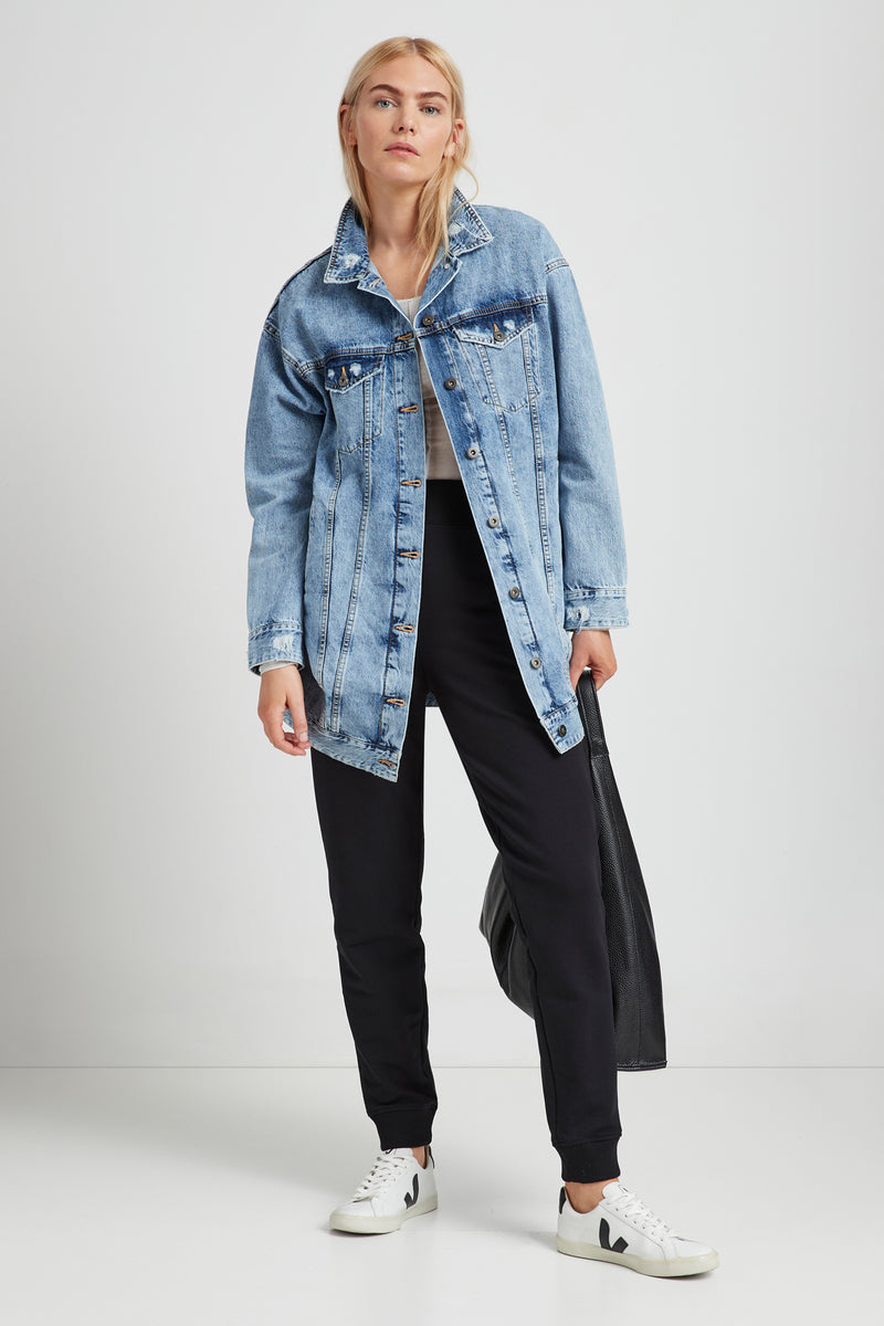 Dr. Denim oversized denim jacket in light wash - ShopStyle