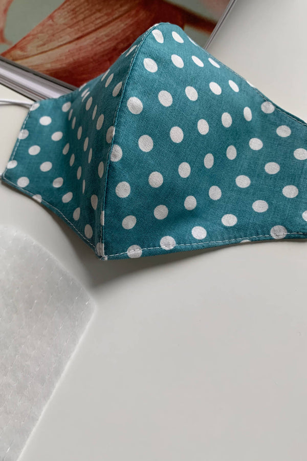 #Teal Polka Dot