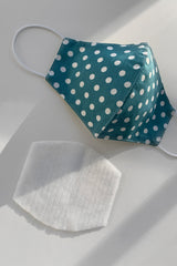 #Teal Polka Dot