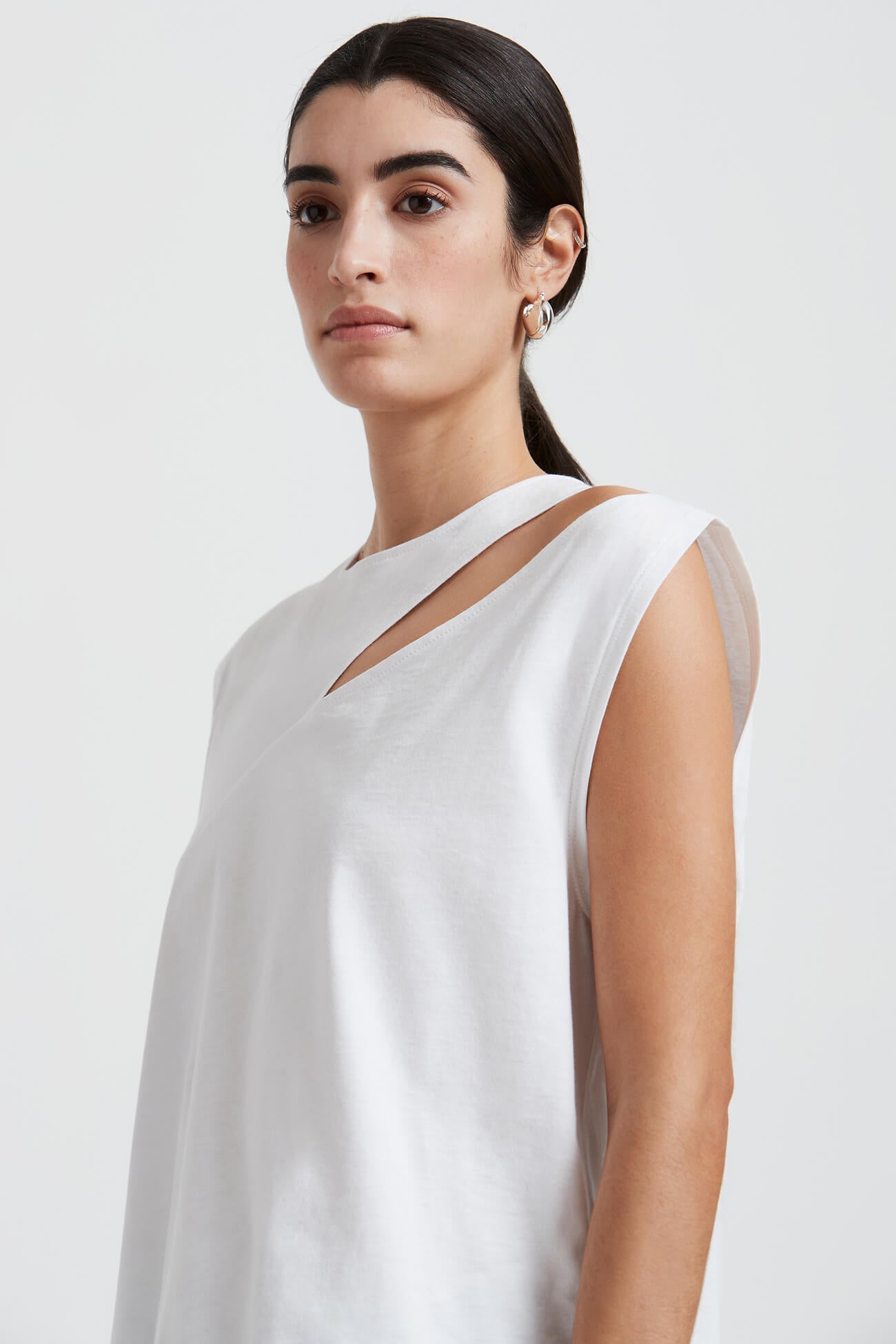 Black Sleeveless Summer Top - Greenpoint Top | Marcella