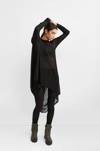 aere wrinkle acetate satin tunic チュニック 黒 aere wrinkle acetate satin tunic チュニック 黒 - メルカリ