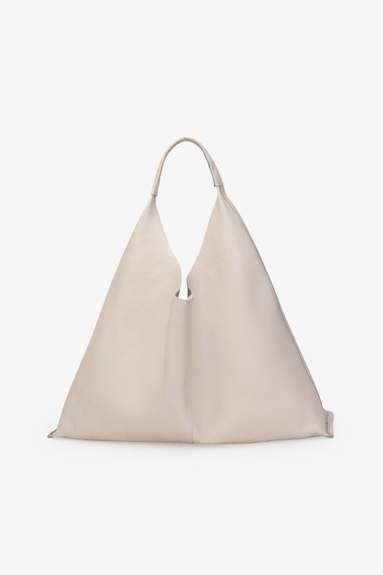 Oversized White Triangle Tote Bag - Kelly Tote | Marcella